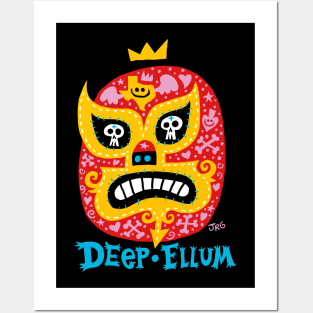Deep Ellum Luchador! Posters and Art